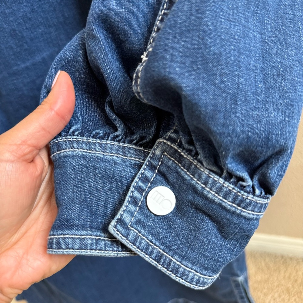 Solid & Striped Blue Denim Jacket - image 7